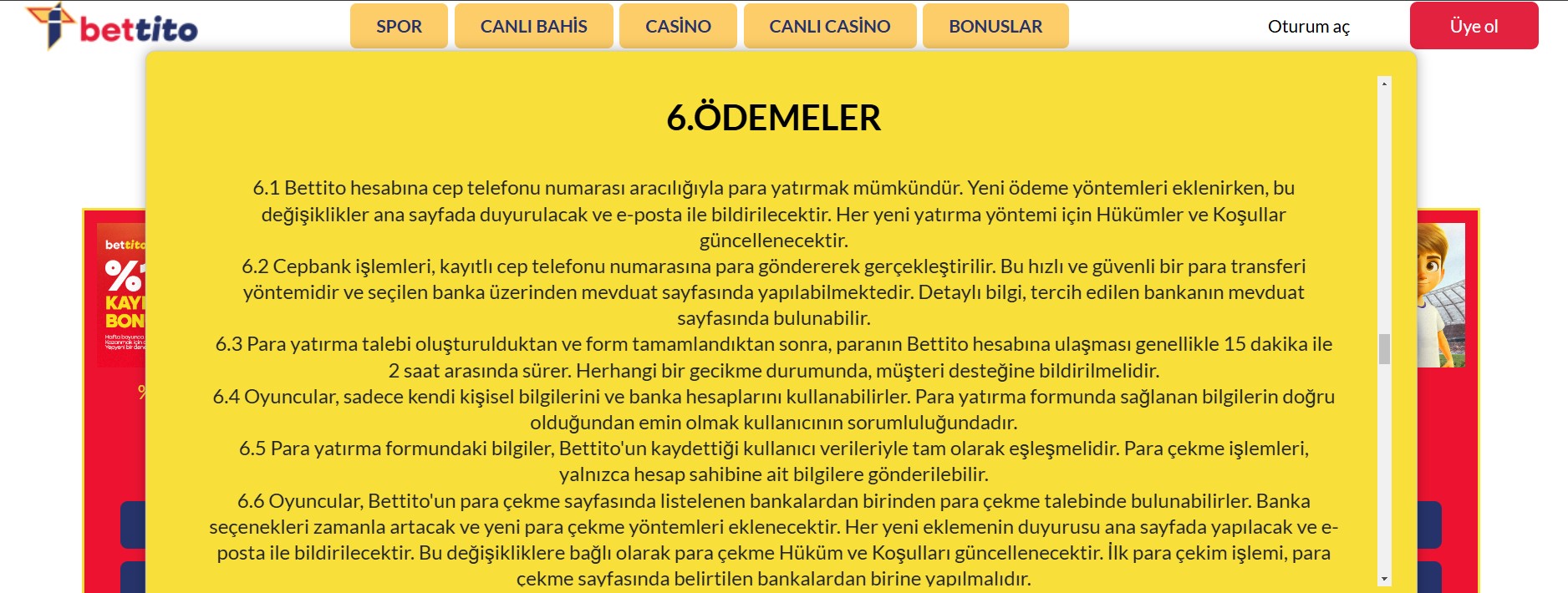Bettito Altyapı